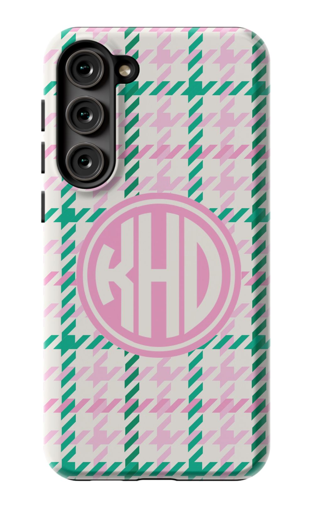 Christmas Houndstooth Monogram