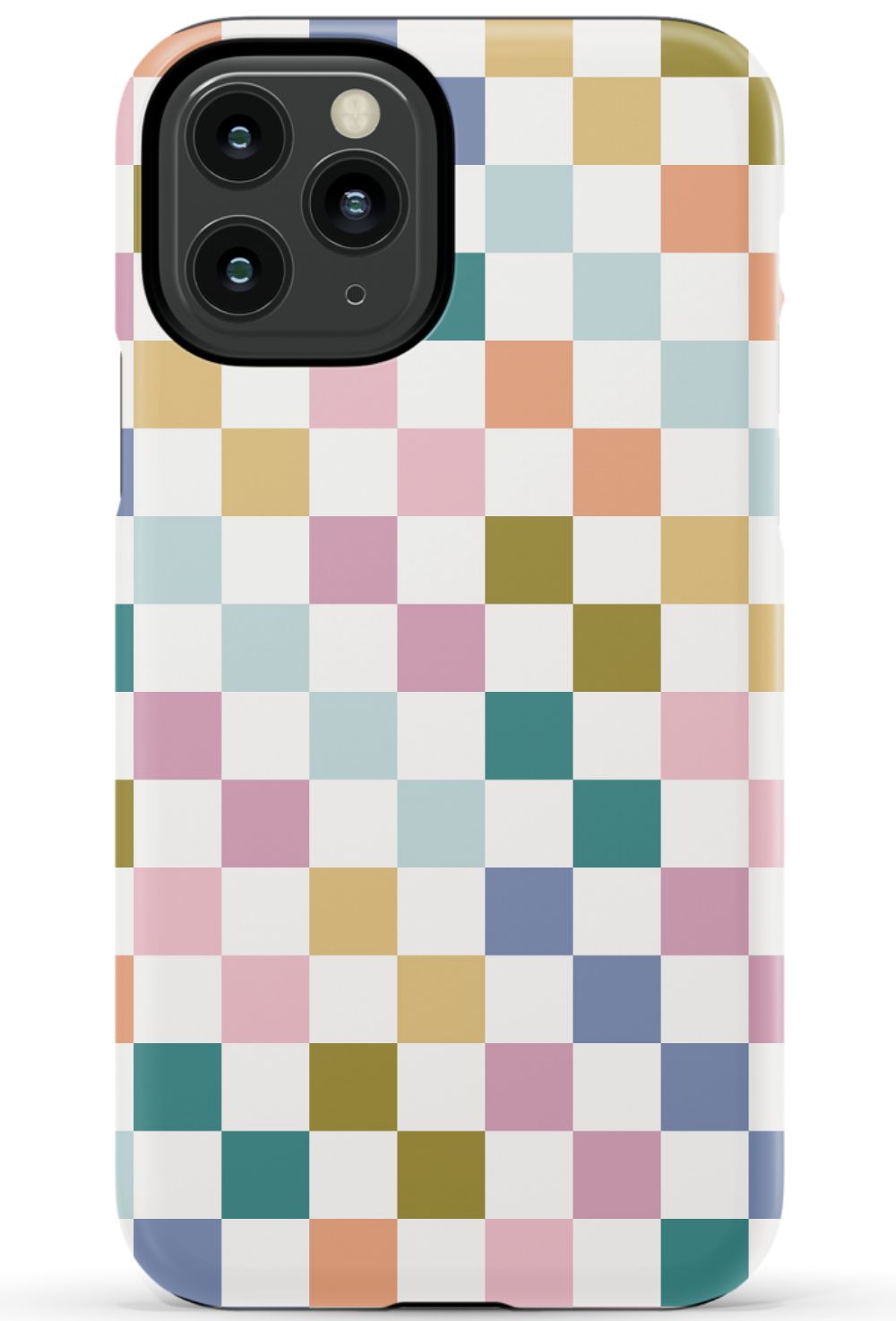 Colored Checkers iPhone Case