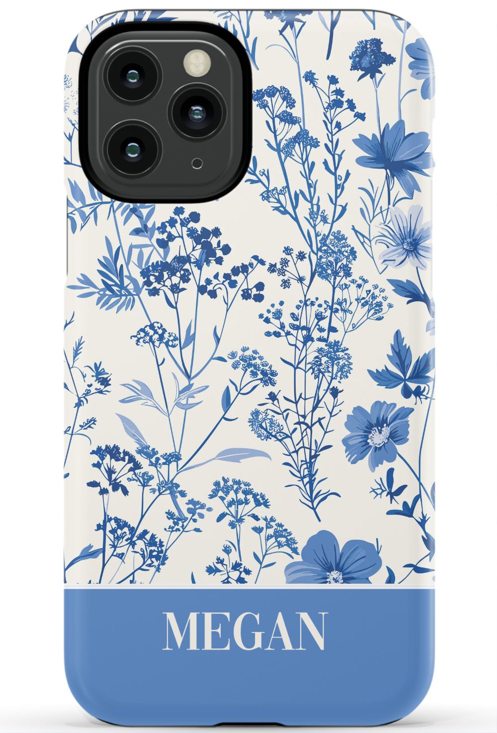 Blue Toile Phone Case