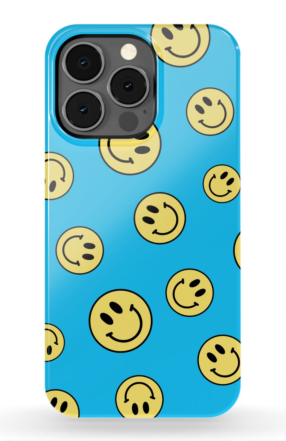 Blue Smiles iPhone Case