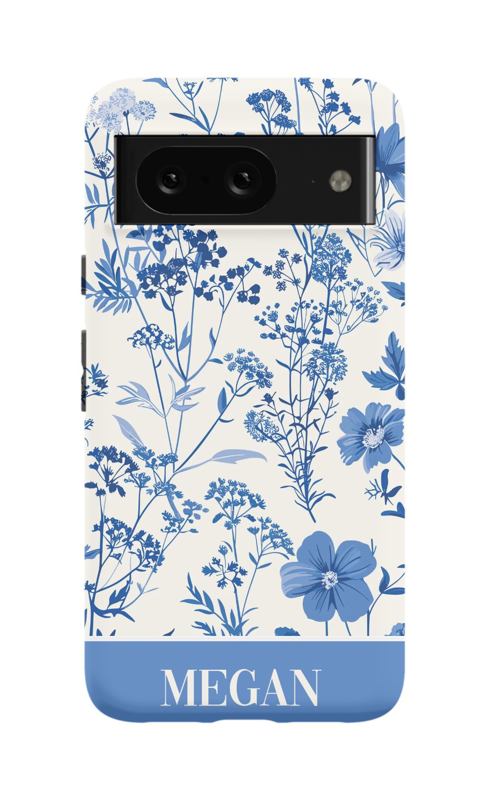 Blue Toile Phone Case