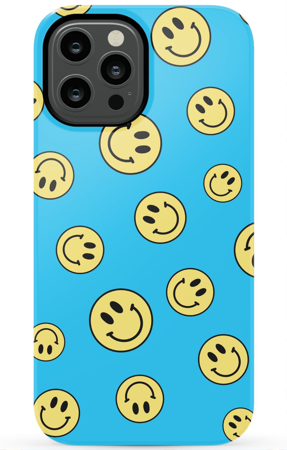 Blue Smiles iPhone Case