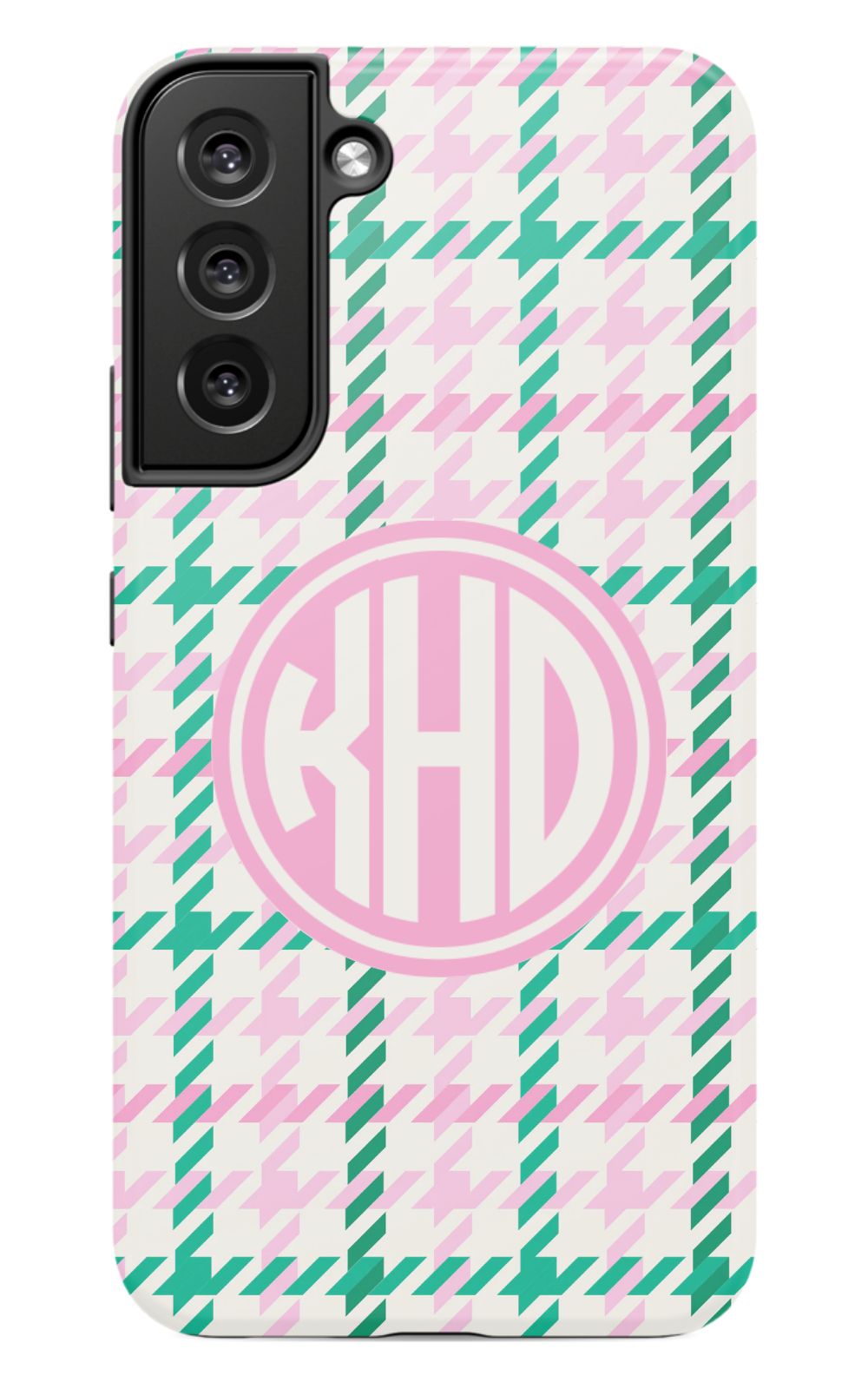 Christmas Houndstooth Monogram