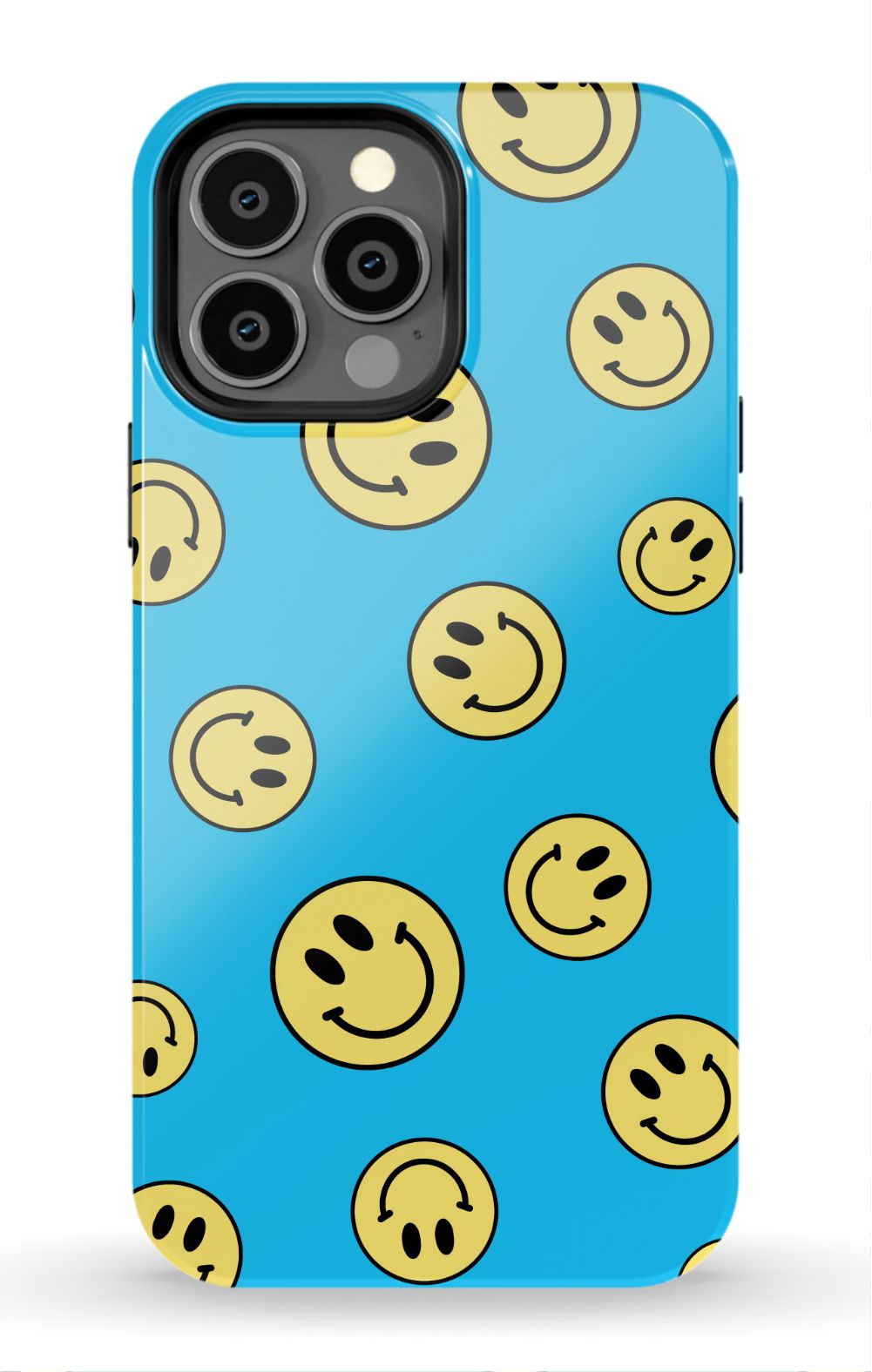 Blue Smiles iPhone Case