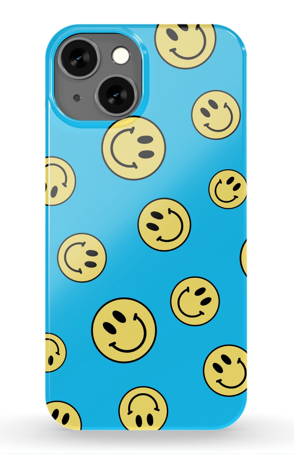 Blue Smiles iPhone Case