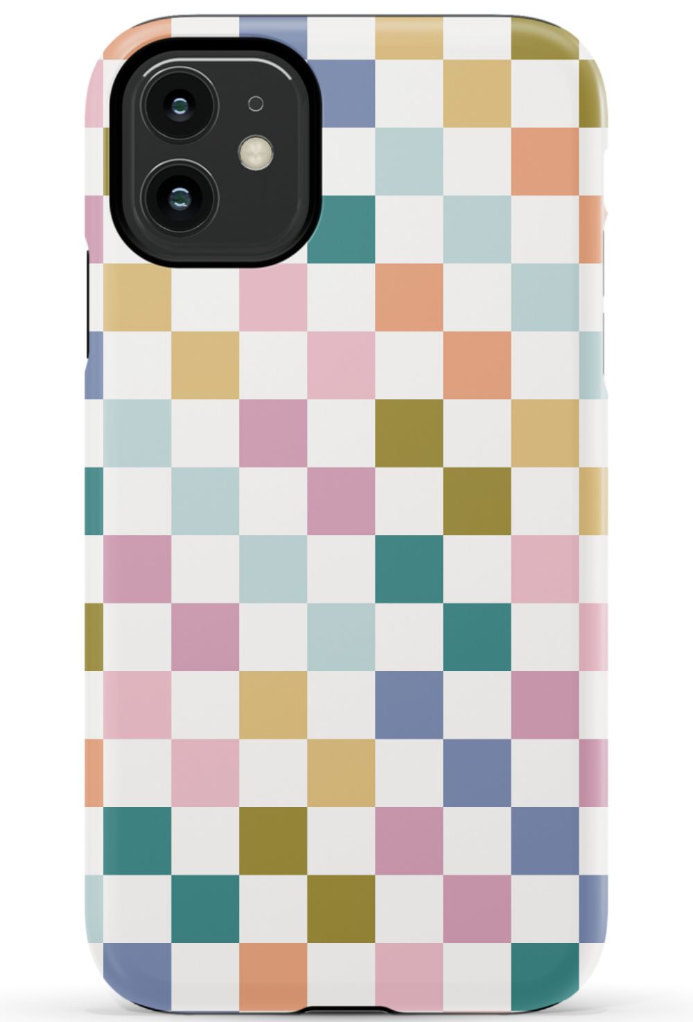 Colored Checkers iPhone Case