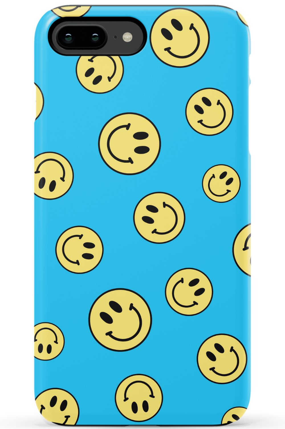 Blue Smiles iPhone Case