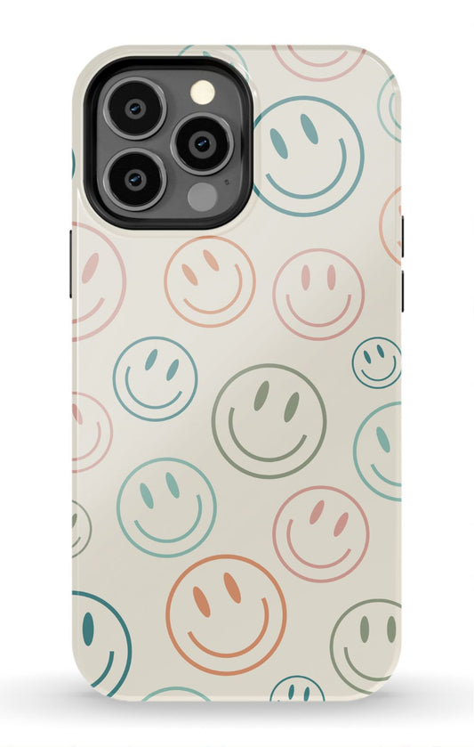 Boho Smiley Face iPhone Case