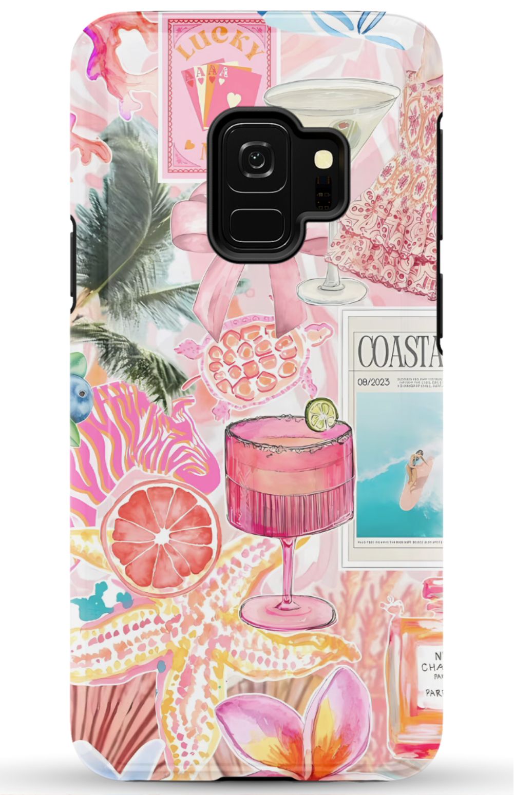 Coastal Preppy Collage Phone Case