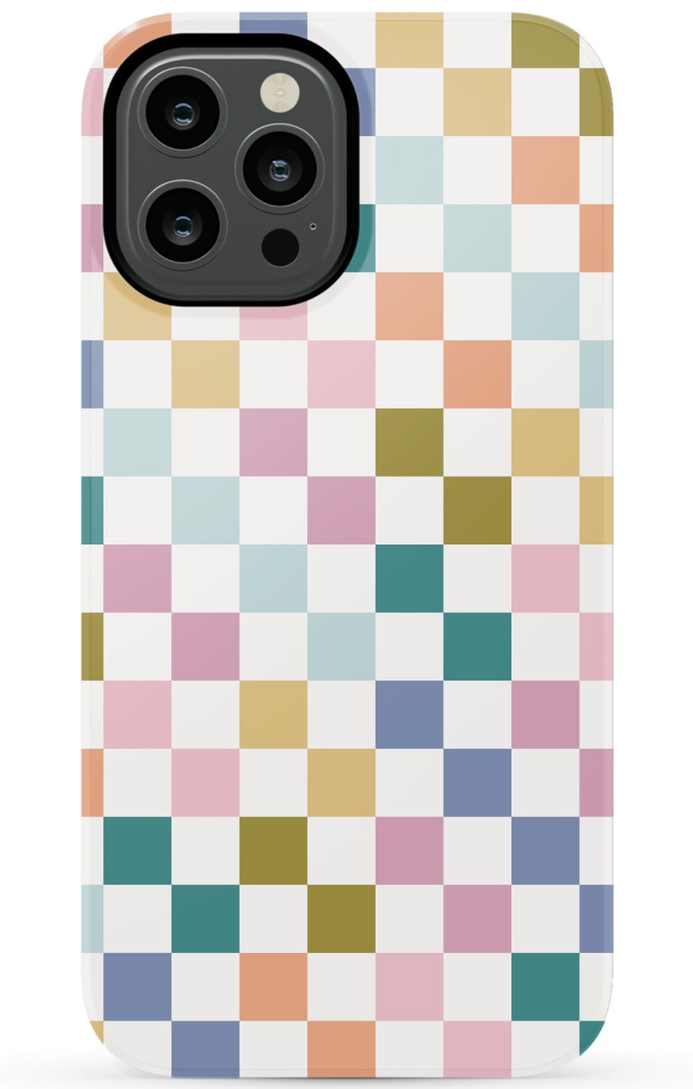 Colored Checkers iPhone Case