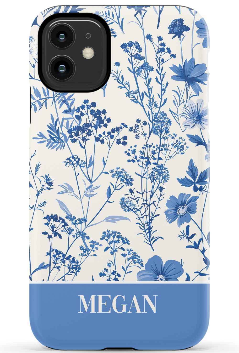 Blue Toile Phone Case