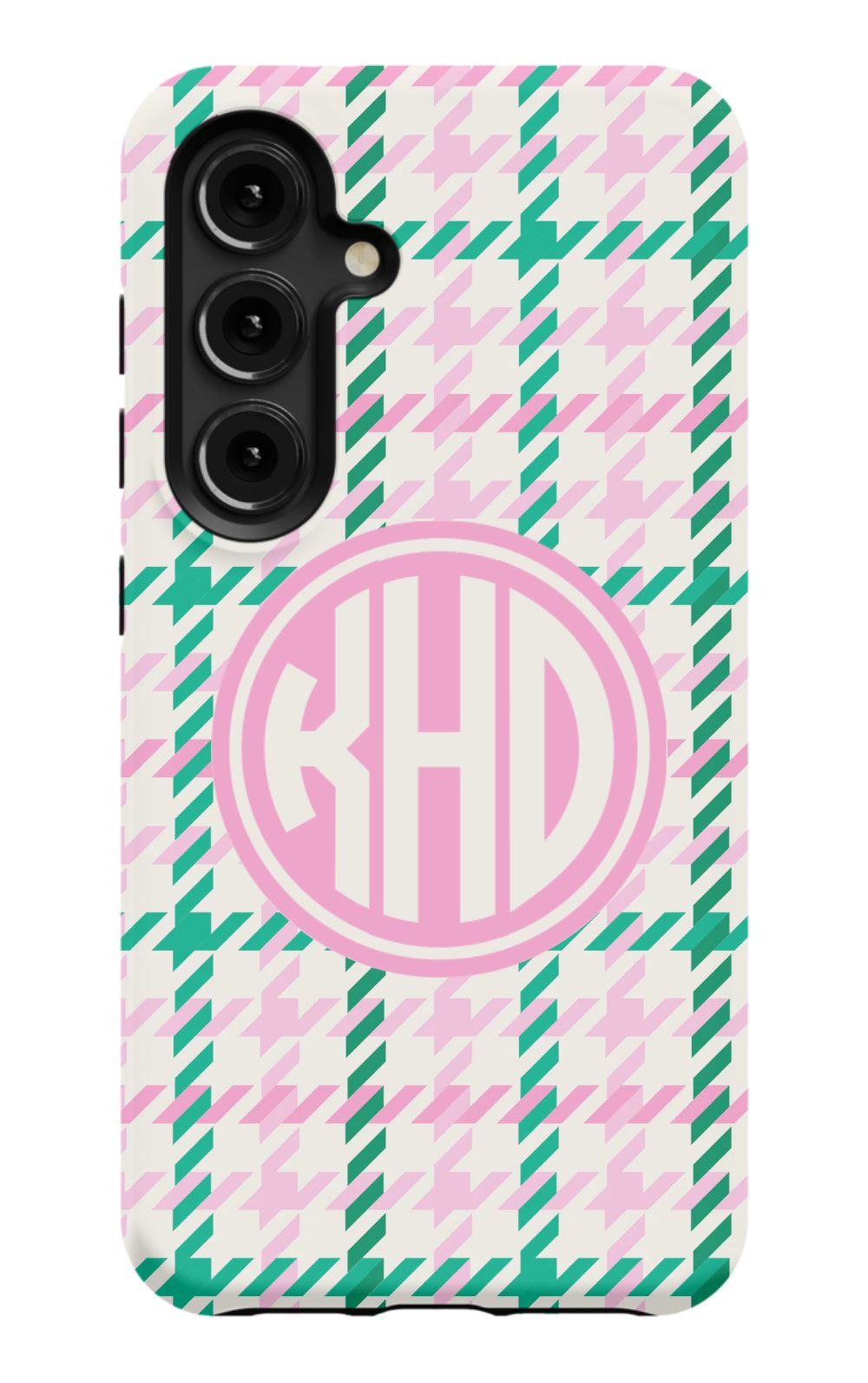 Christmas Houndstooth Monogram