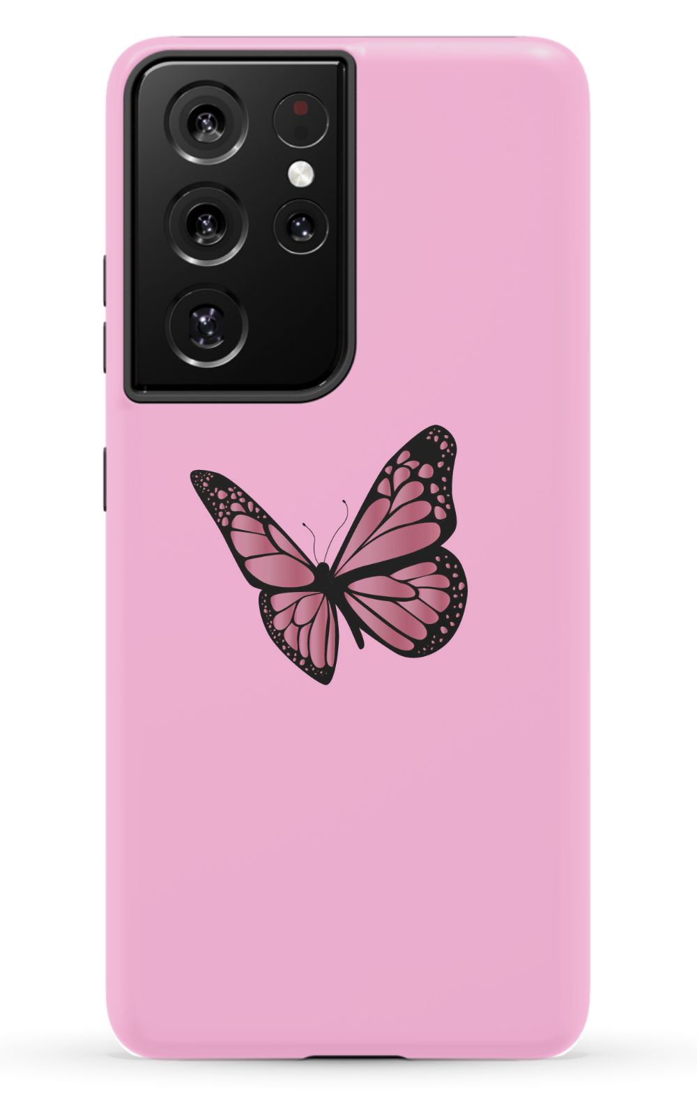 Pink Aesthetic Butterfly Samsung Phone Case
