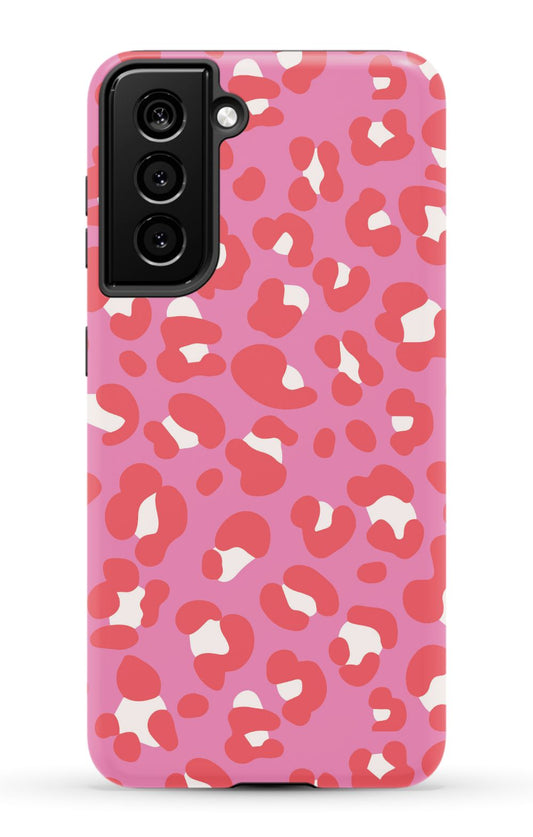Pink and Red Leopard Samsung Phone Case