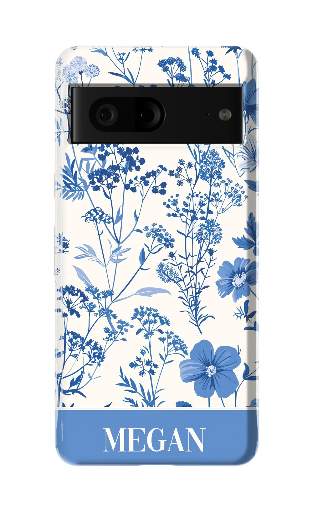 Blue Toile Phone Case