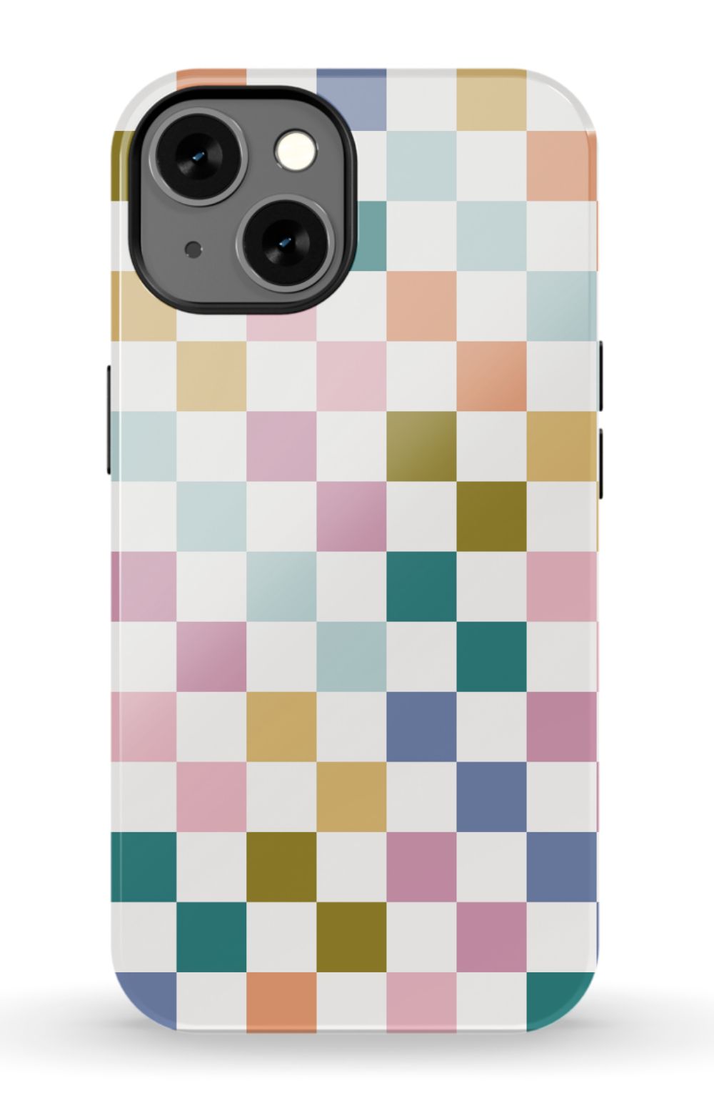 Colored Checkers iPhone Case