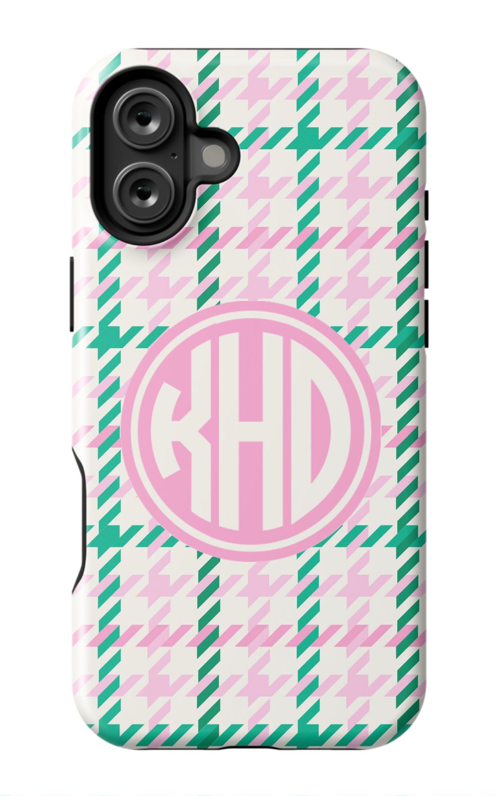 Christmas Houndstooth Monogram