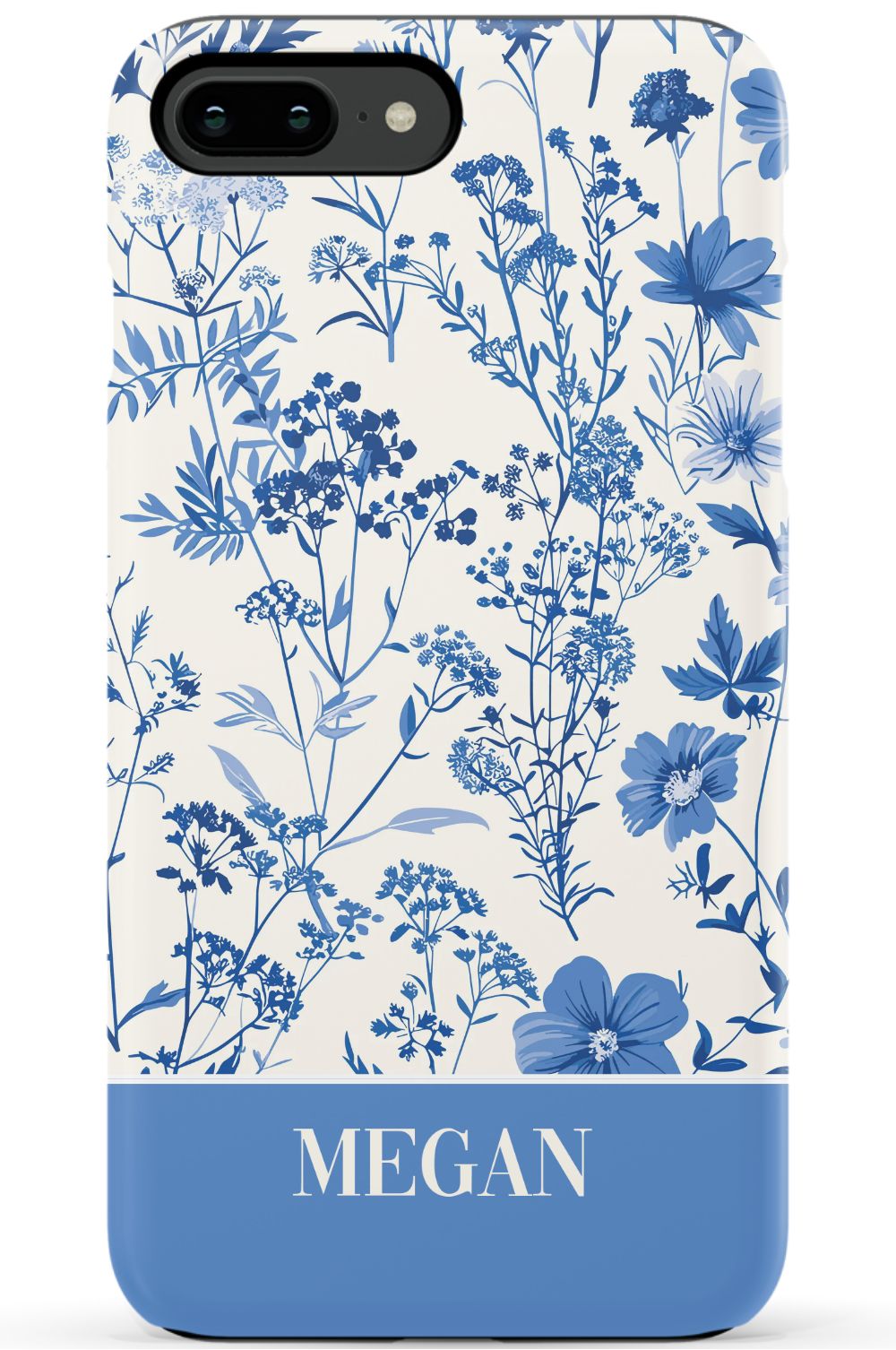 Blue Toile Phone Case