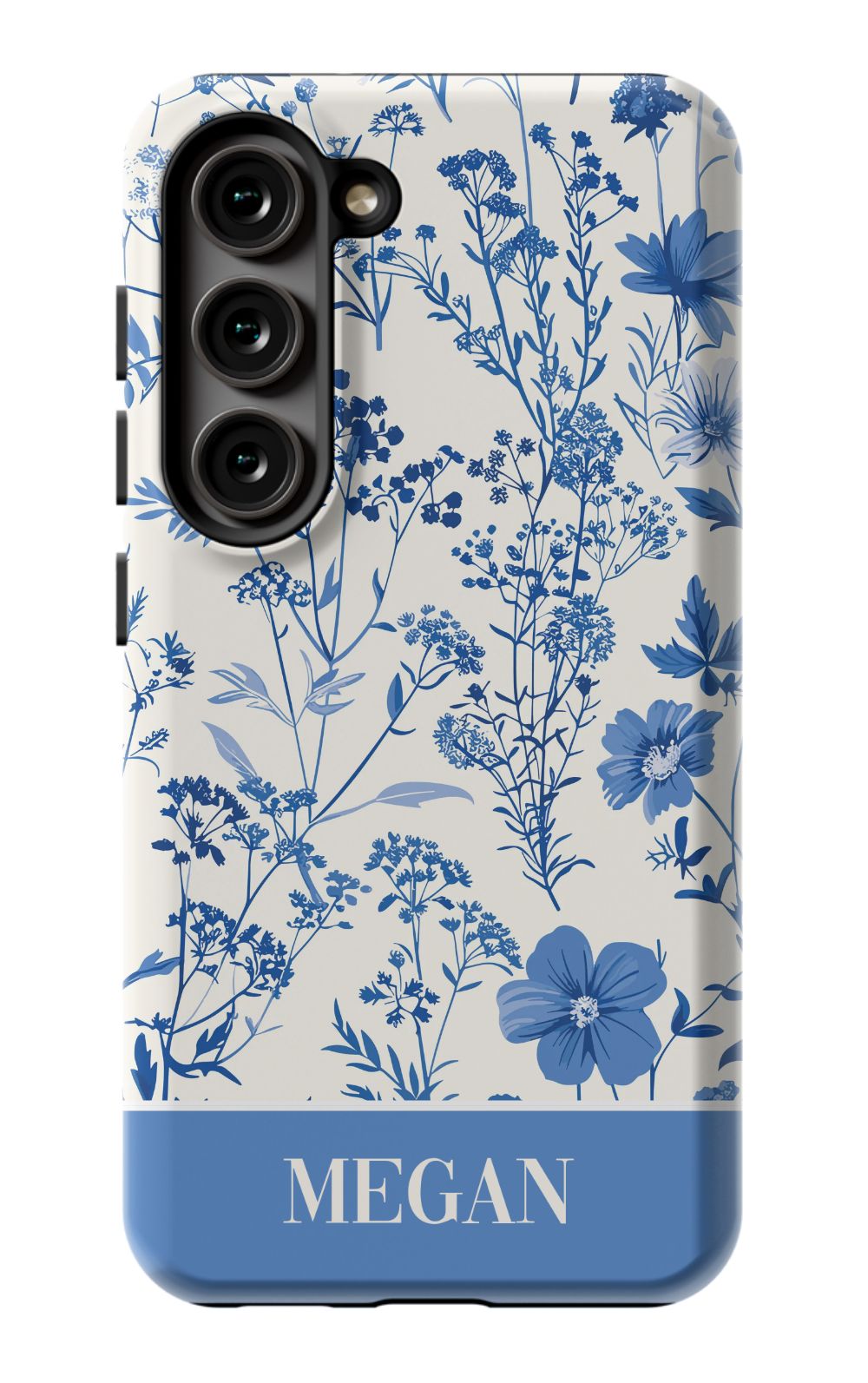 Blue Toile Phone Case