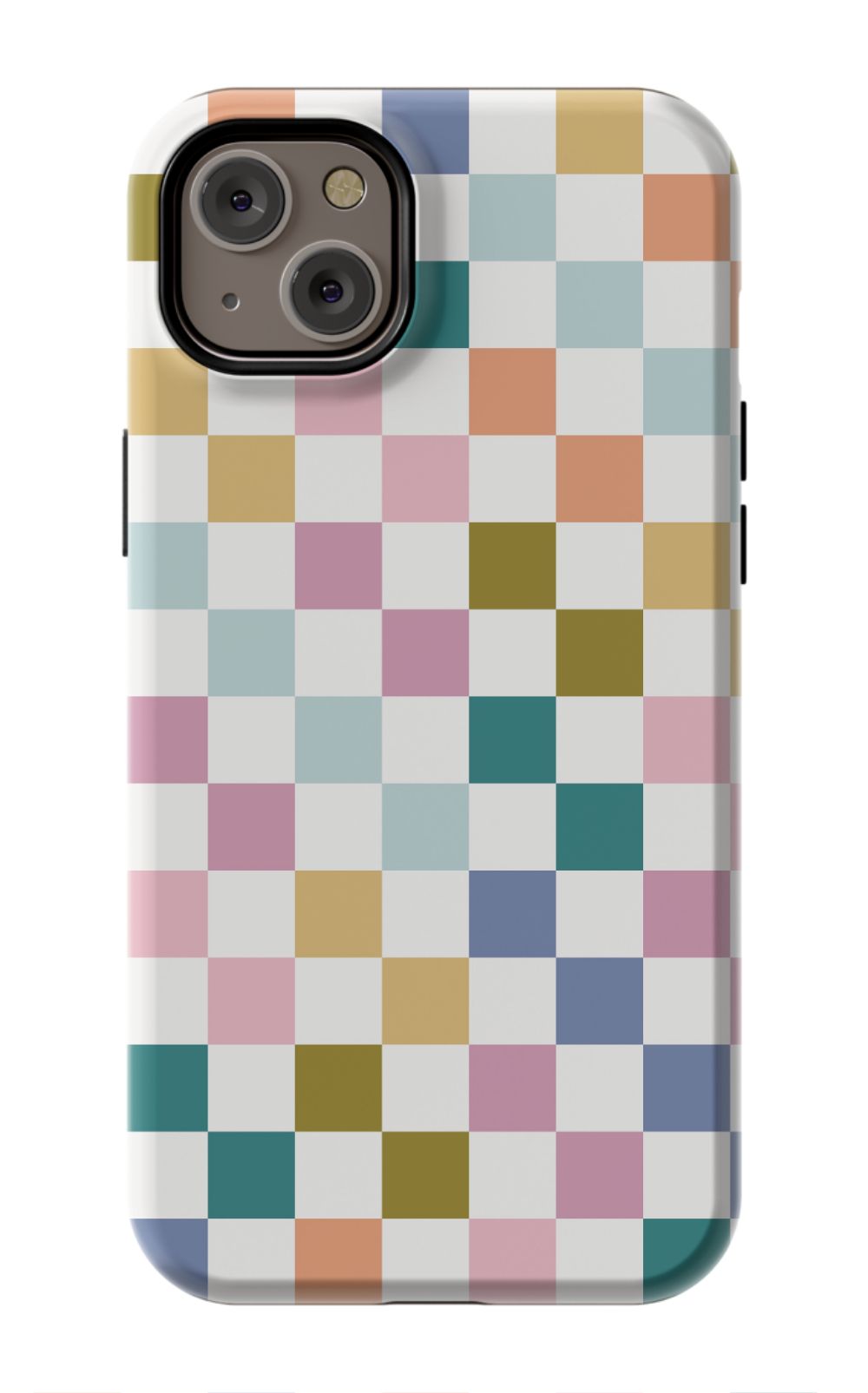 Colored Checkers iPhone Case