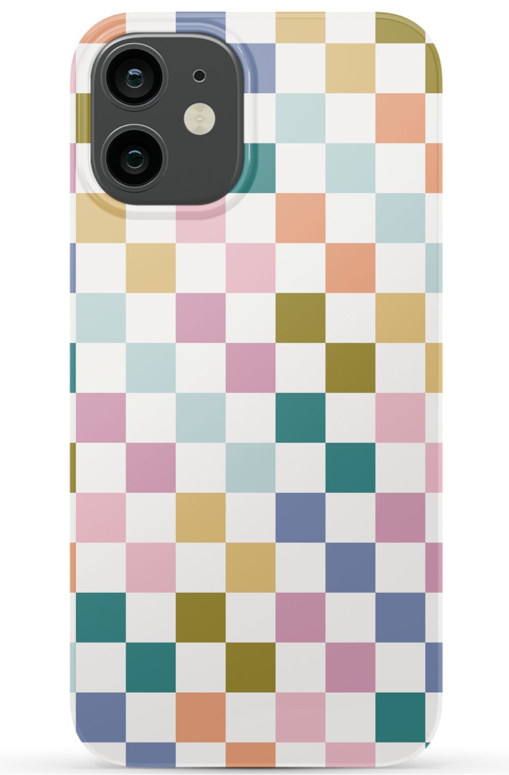 Colored Checkers iPhone Case