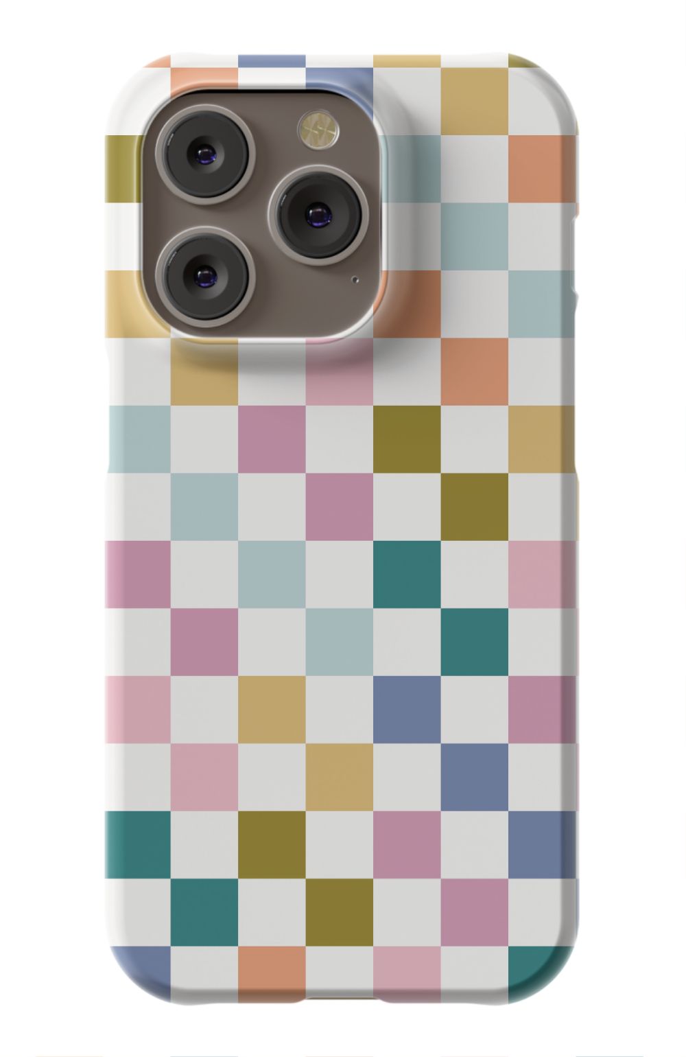 Colored Checkers iPhone Case