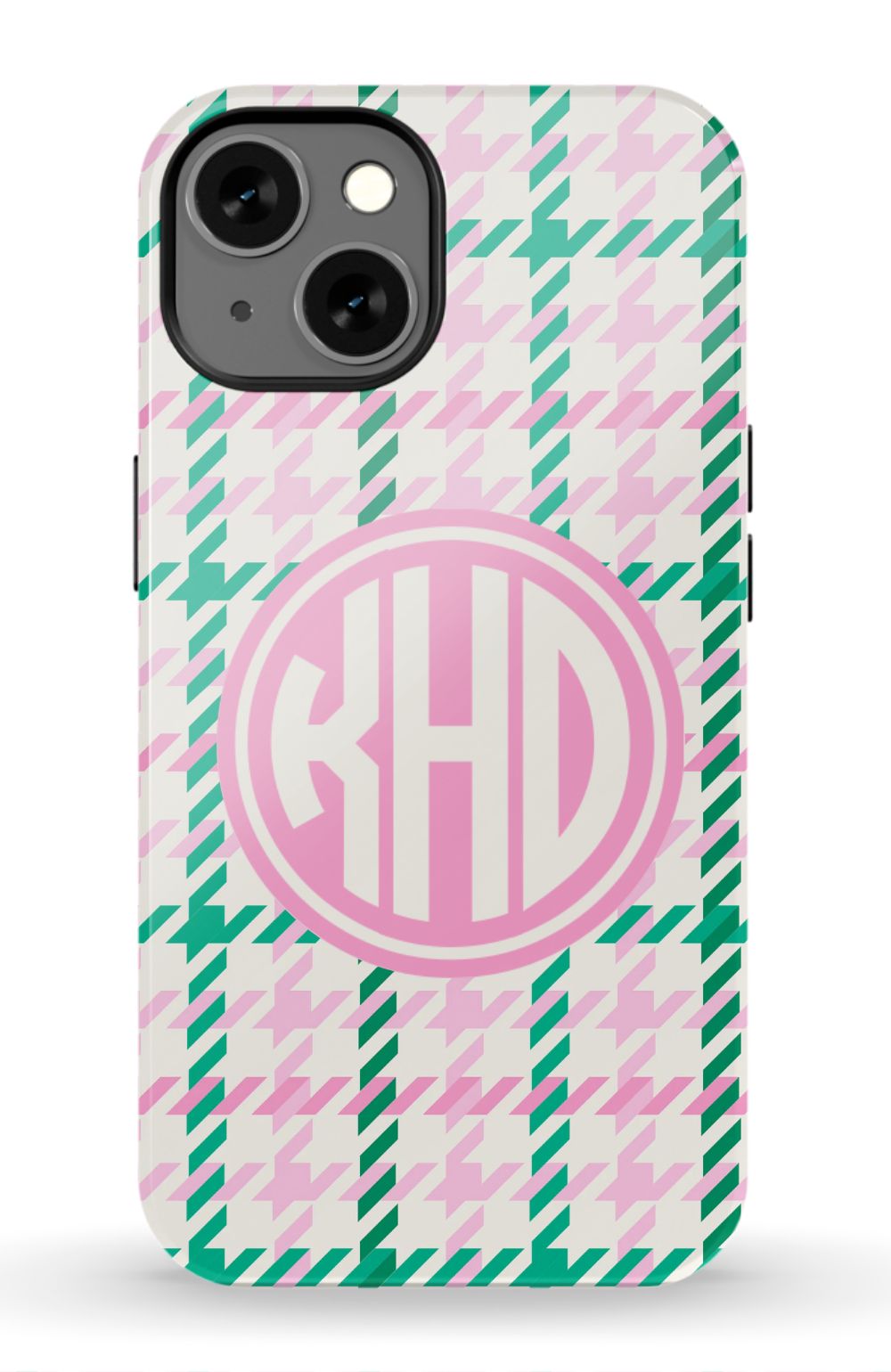 Christmas Houndstooth Monogram