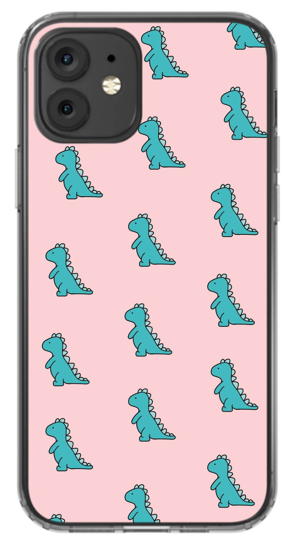 Pink Dino Phone Case