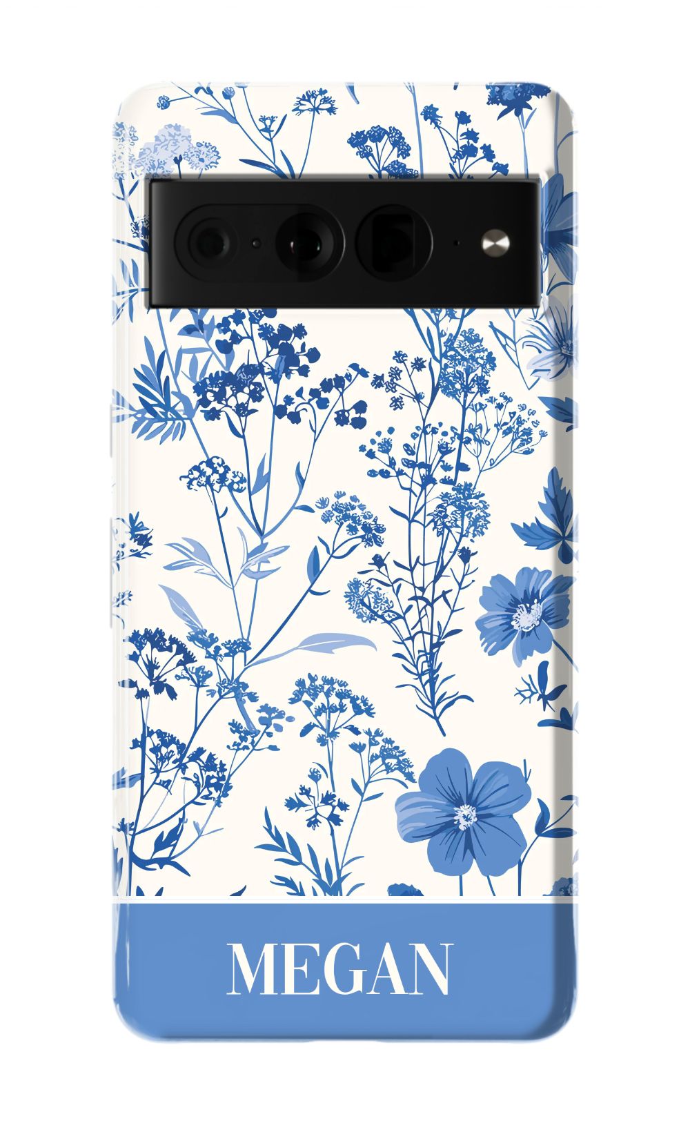 Blue Toile Phone Case