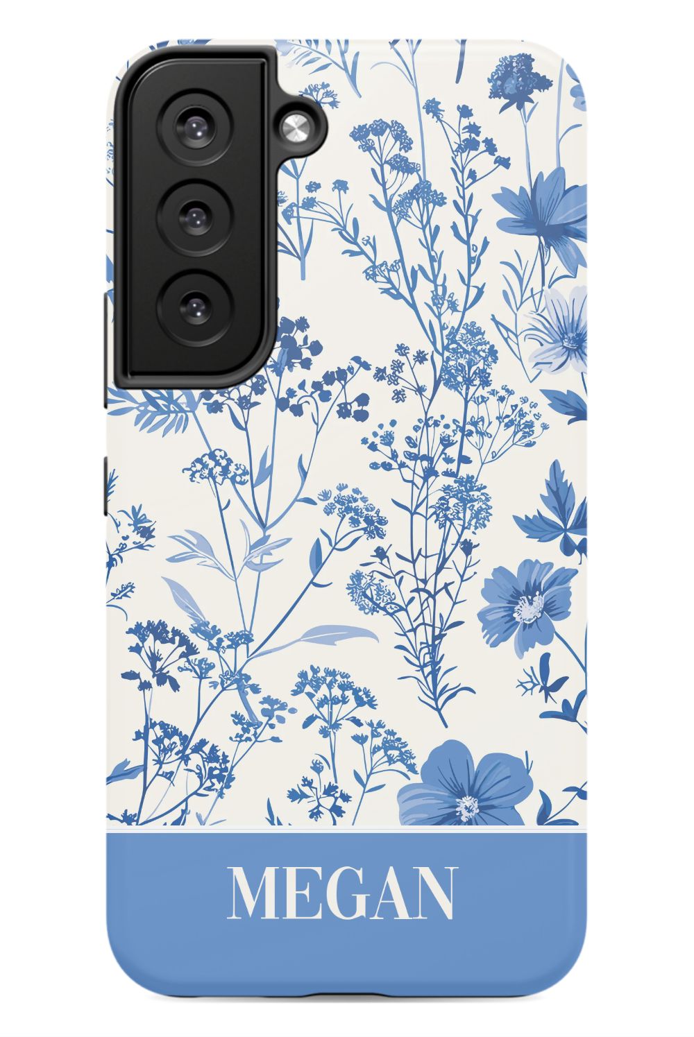 Blue Toile Phone Case