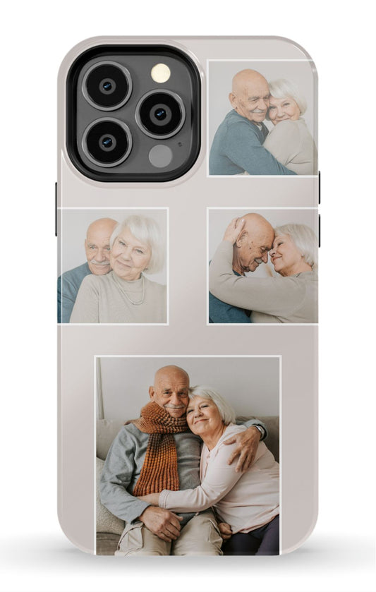 Custom Photo Collage iPhone Case - Scattered