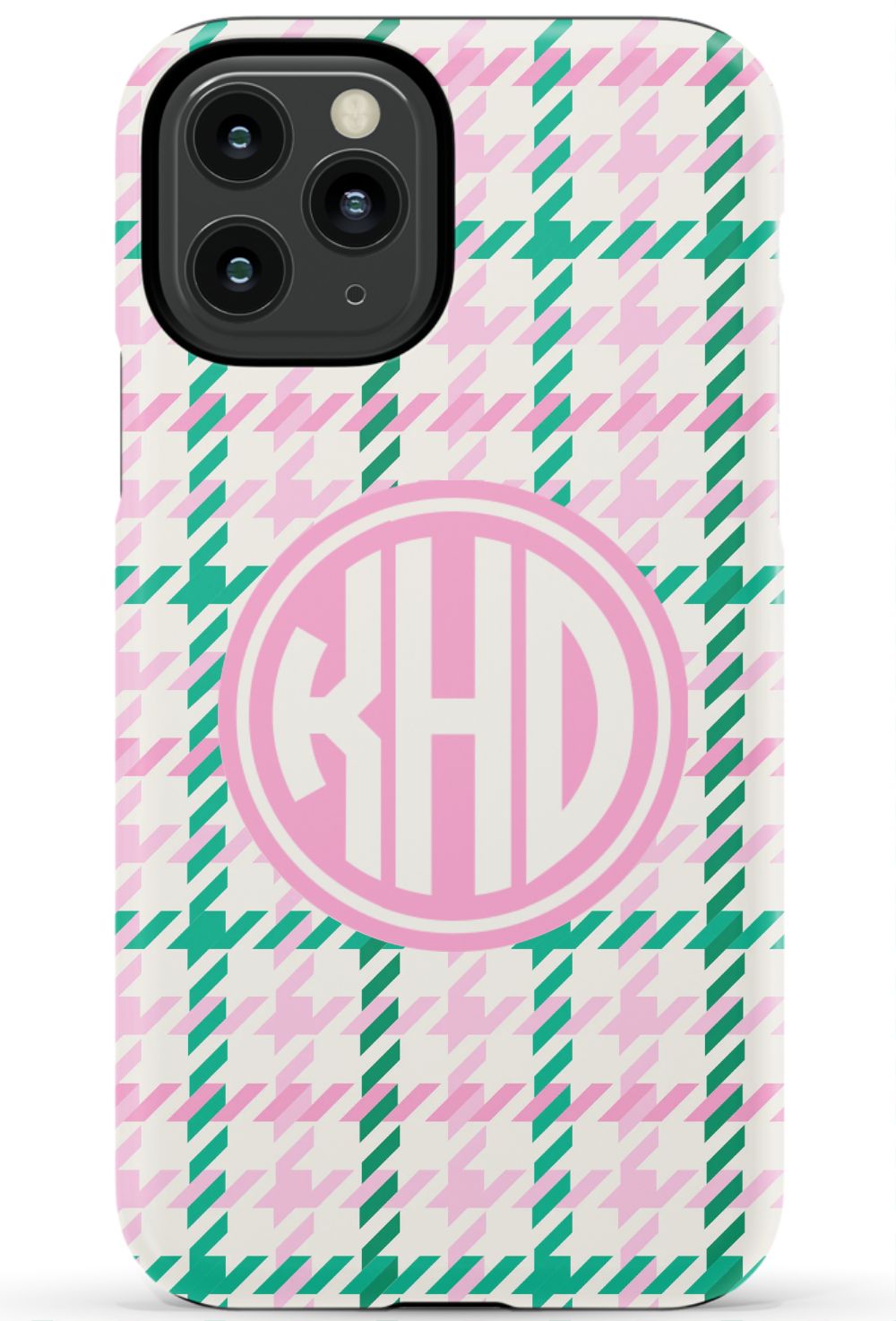 Christmas Houndstooth Monogram