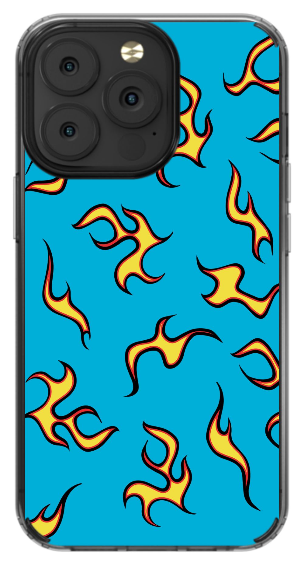 Blue Flames Phone Case