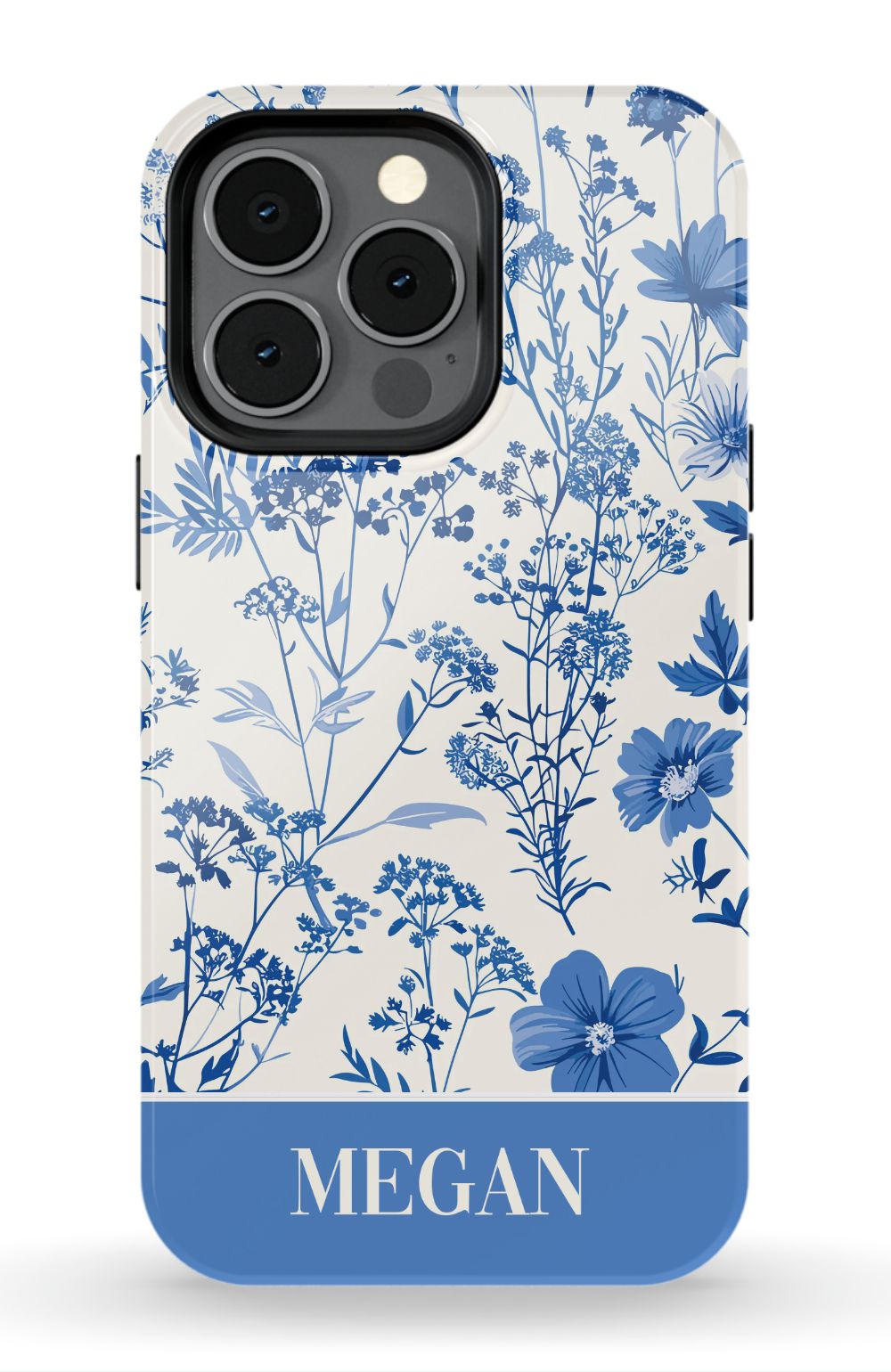 Blue Toile Phone Case
