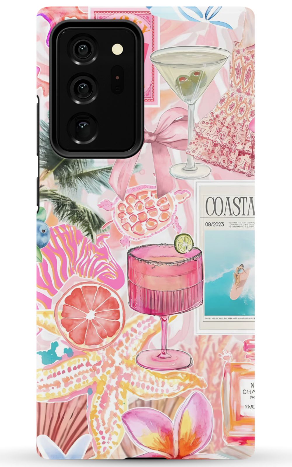 Coastal Preppy Collage Phone Case