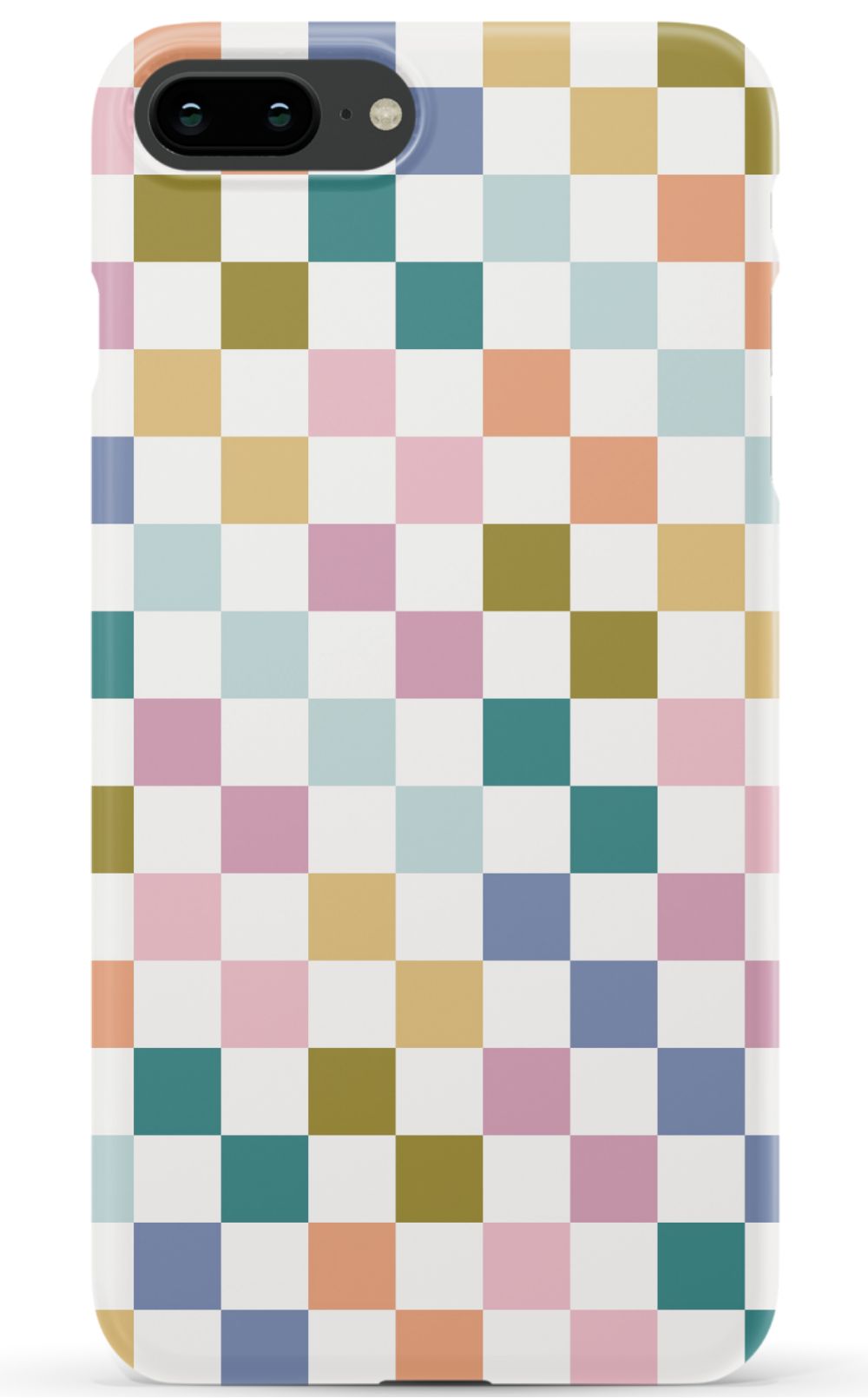 Colored Checkers iPhone Case