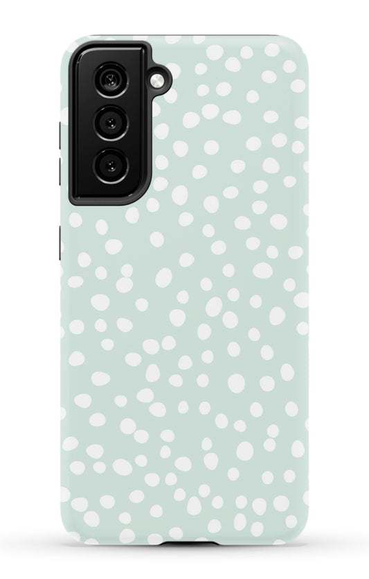 Mint Dots Samsung Phone Case