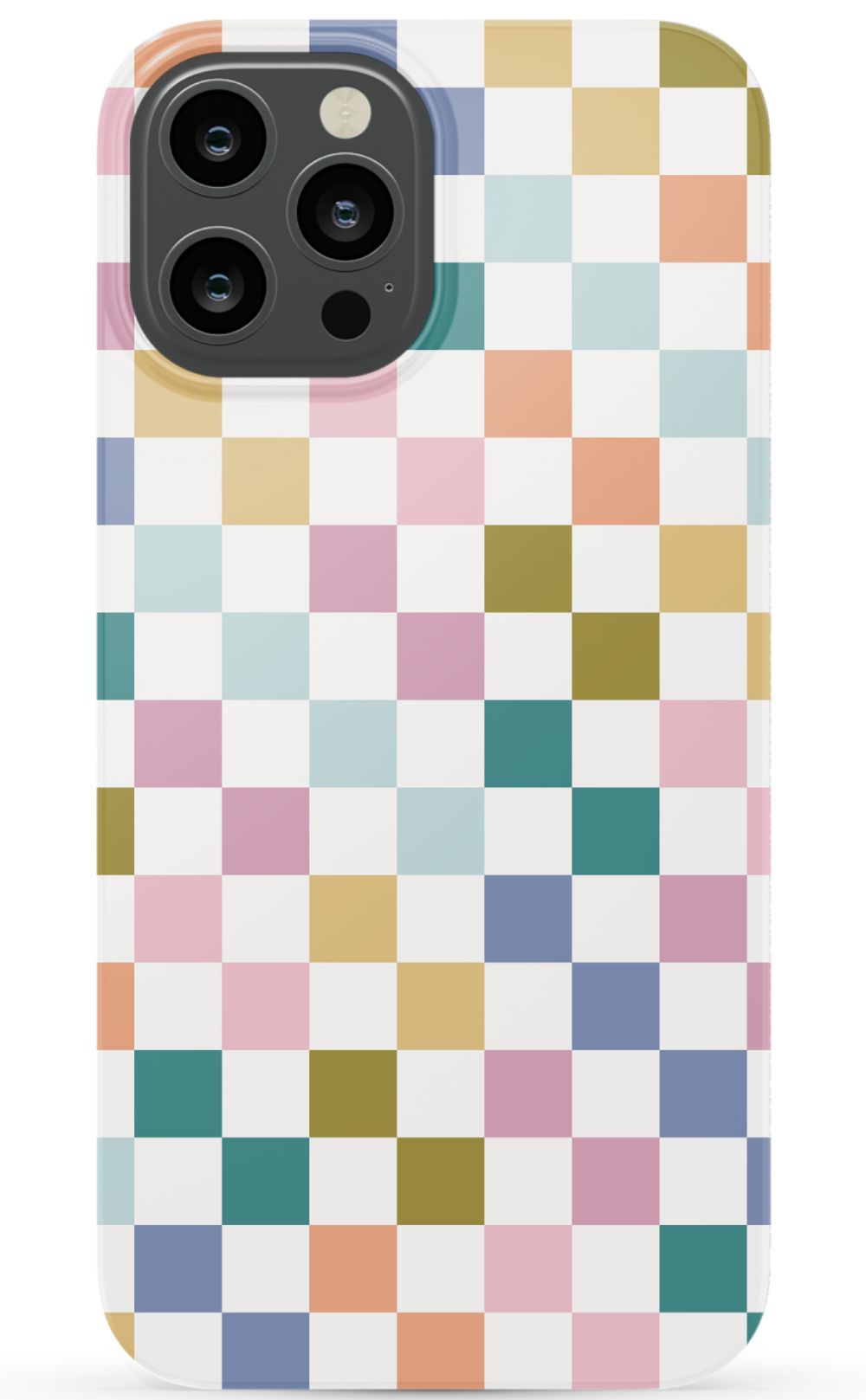 Colored Checkers iPhone Case