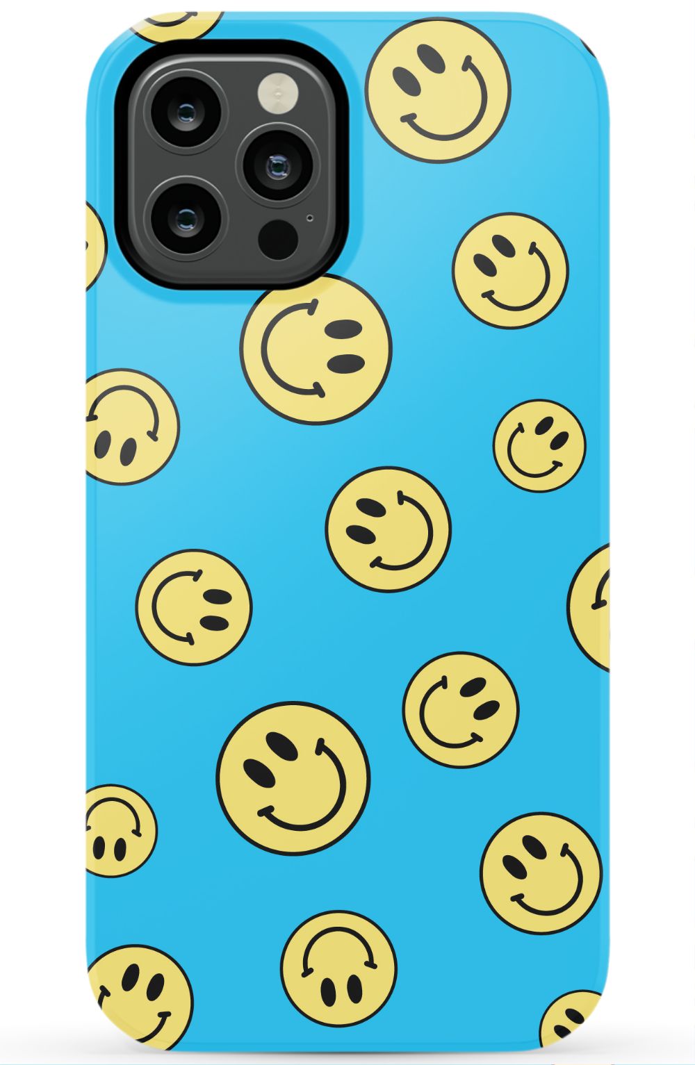 Blue Smiles iPhone Case