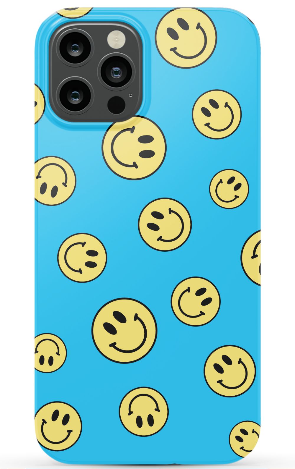 Blue Smiles iPhone Case