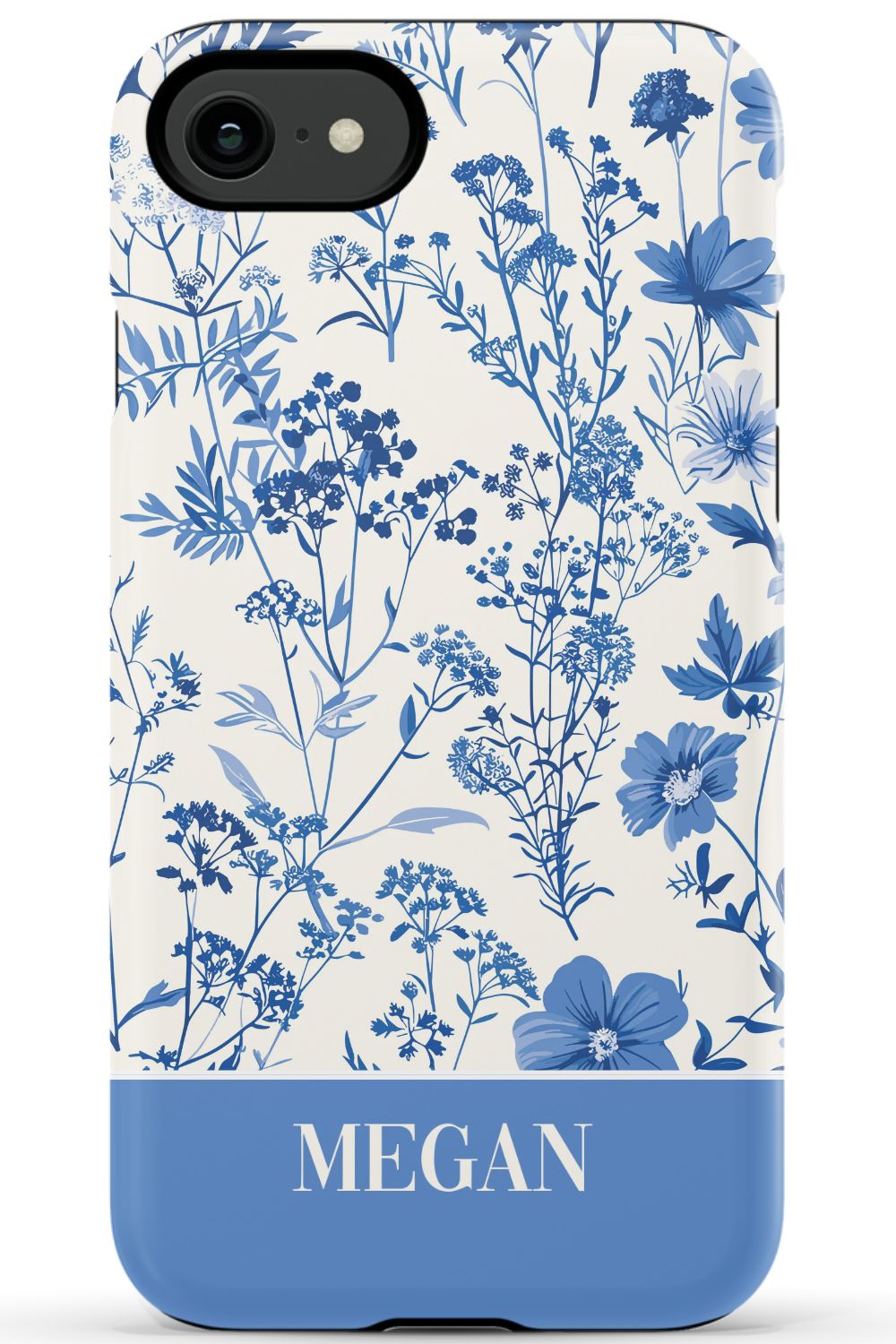 Blue Toile Phone Case