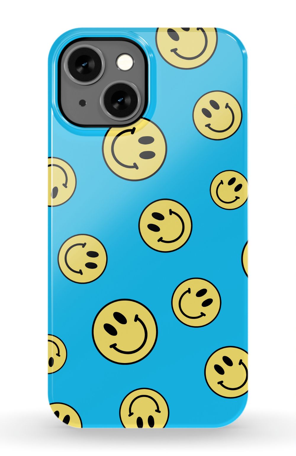 Blue Smiles iPhone Case