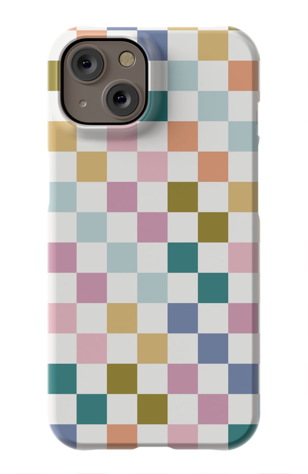 Colored Checkers iPhone Case