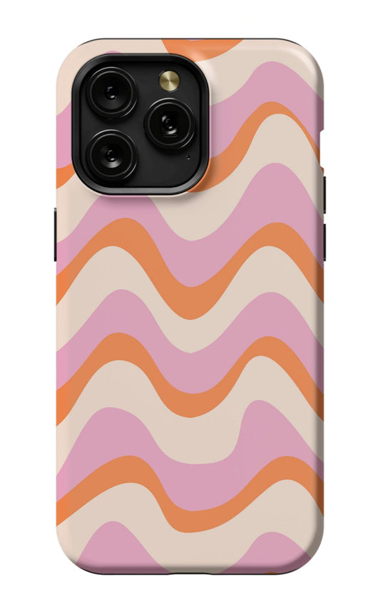 PINK RETRO WAVES Phone Case Admin