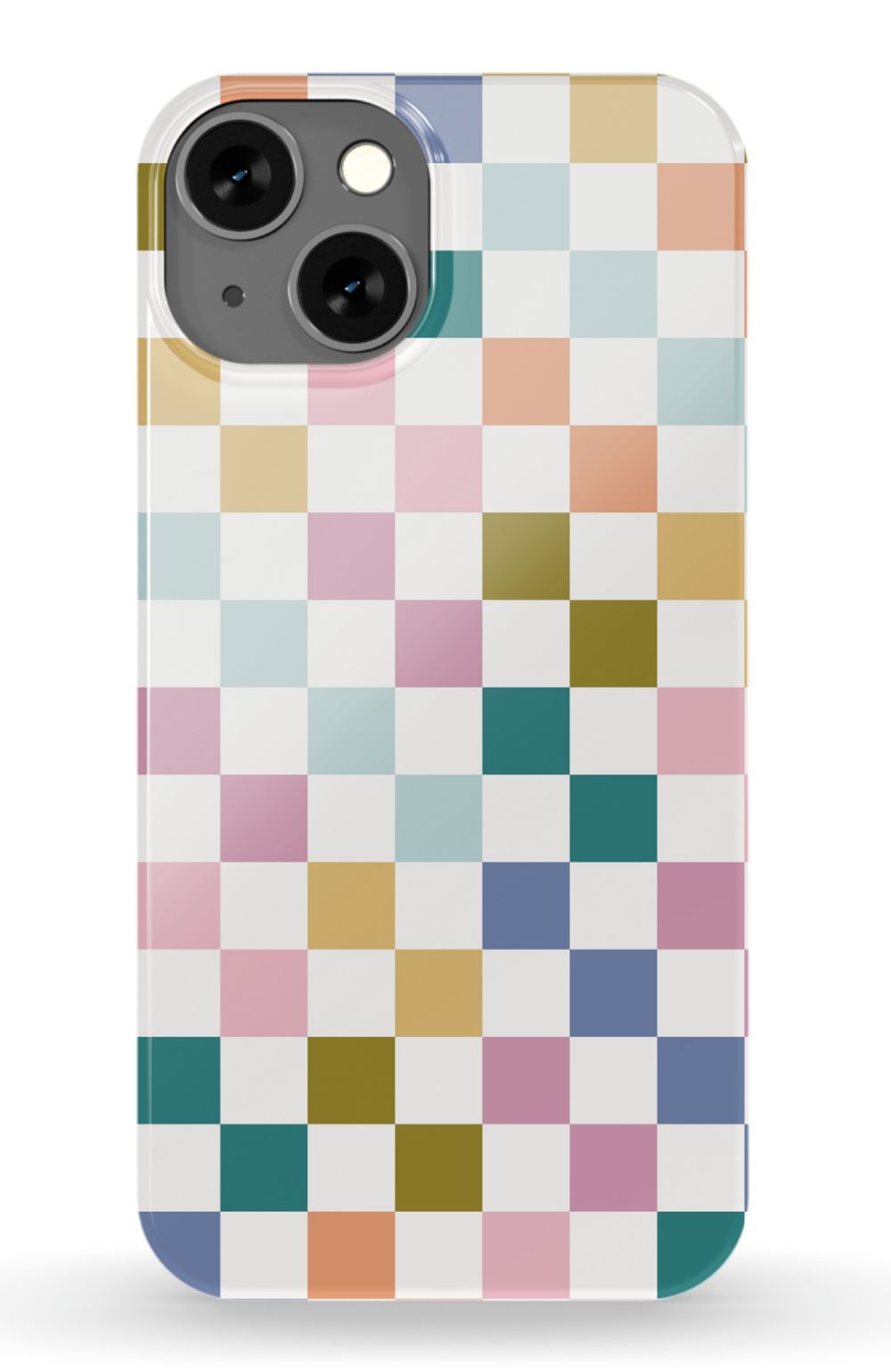 Colored Checkers iPhone Case