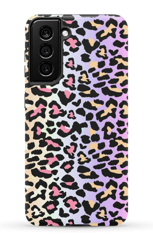 Rainbow Ombre Leopard Samsung Phone Case