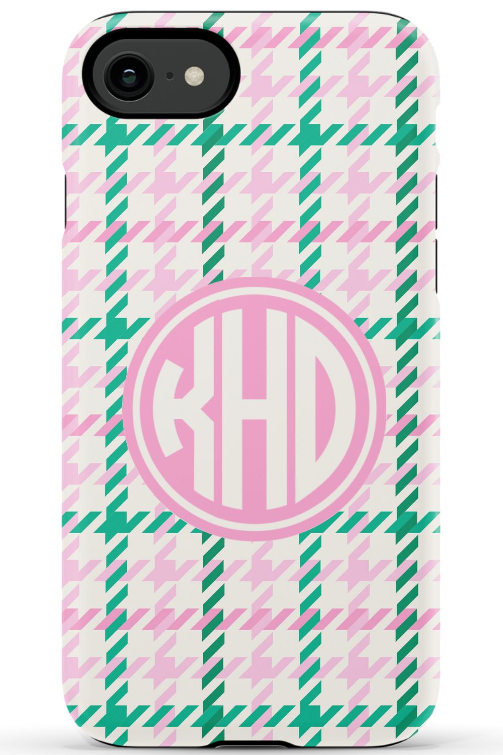 Christmas Houndstooth Monogram