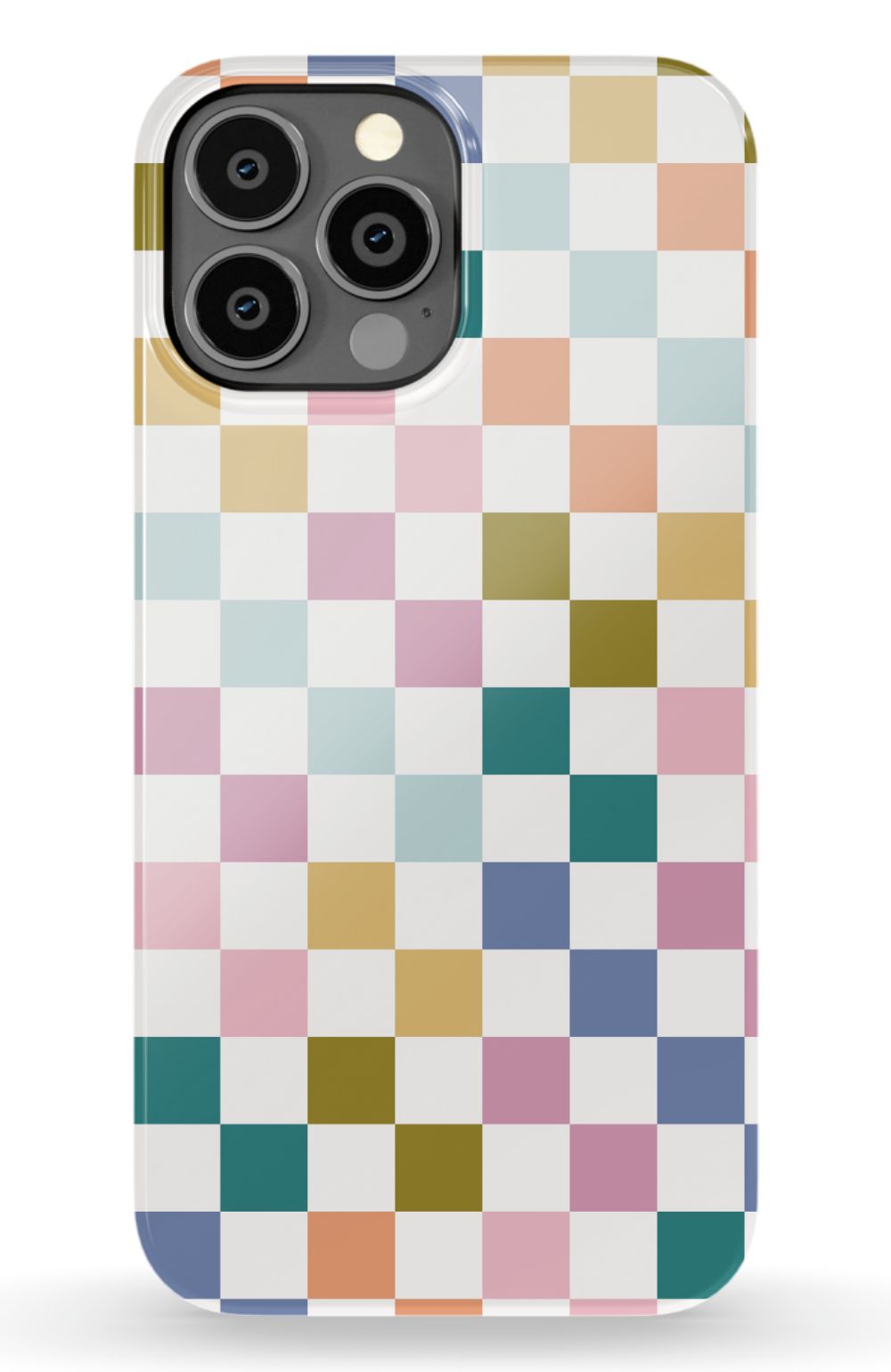 Colored Checkers iPhone Case