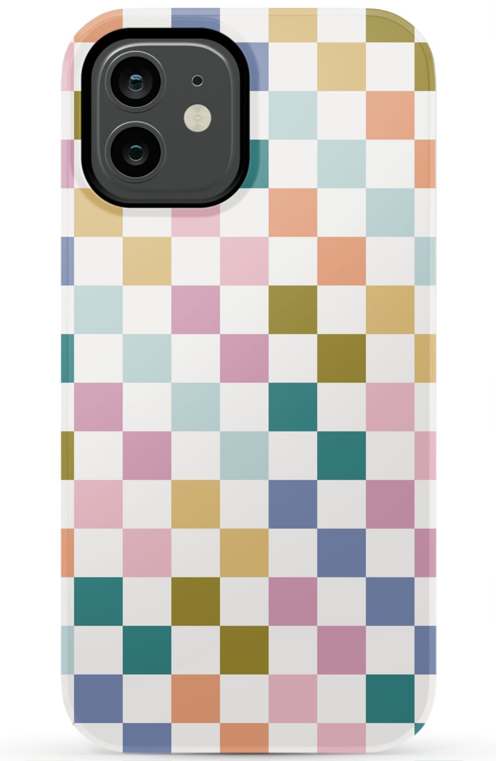 Colored Checkers iPhone Case