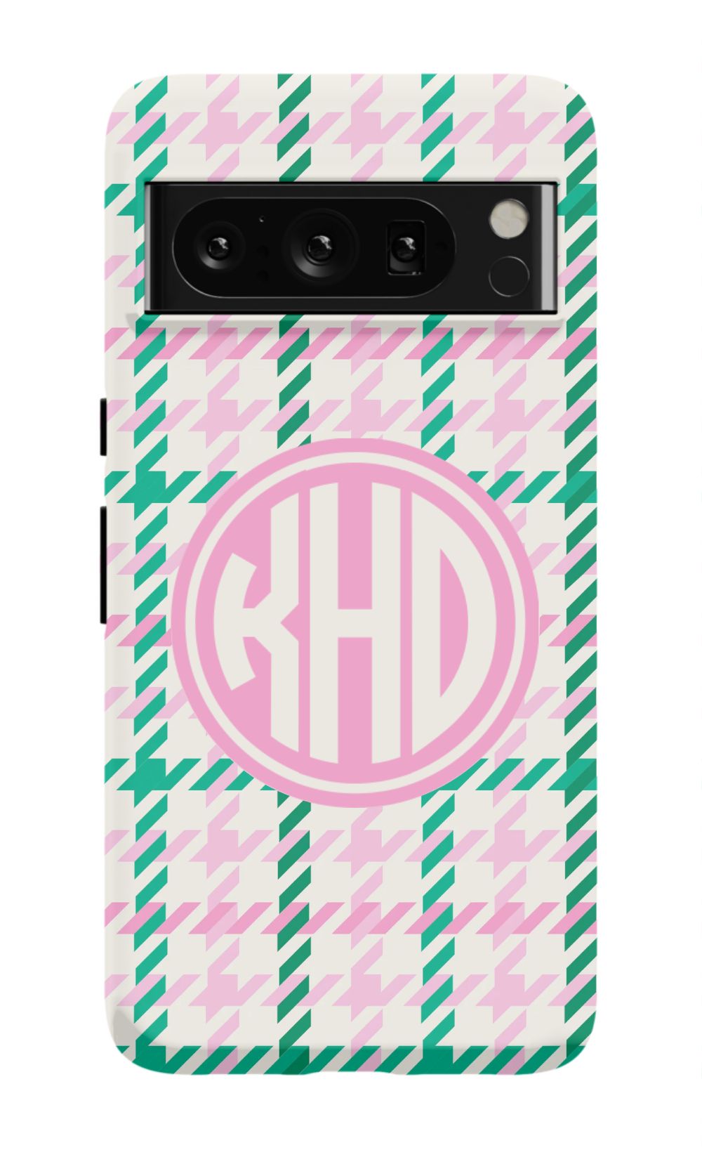 Christmas Houndstooth Monogram